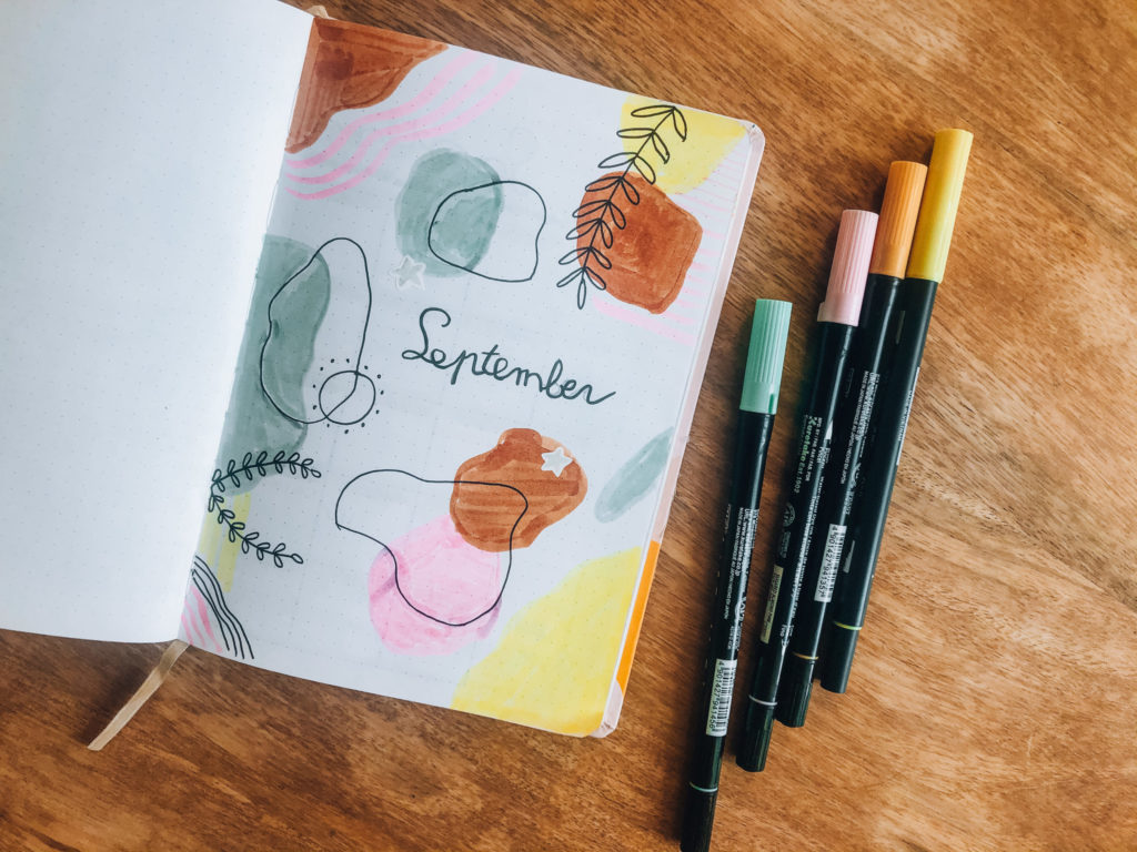 Page De Garde Bujo Mon bullet journal de septembre : ma mise en page pour la rentrée